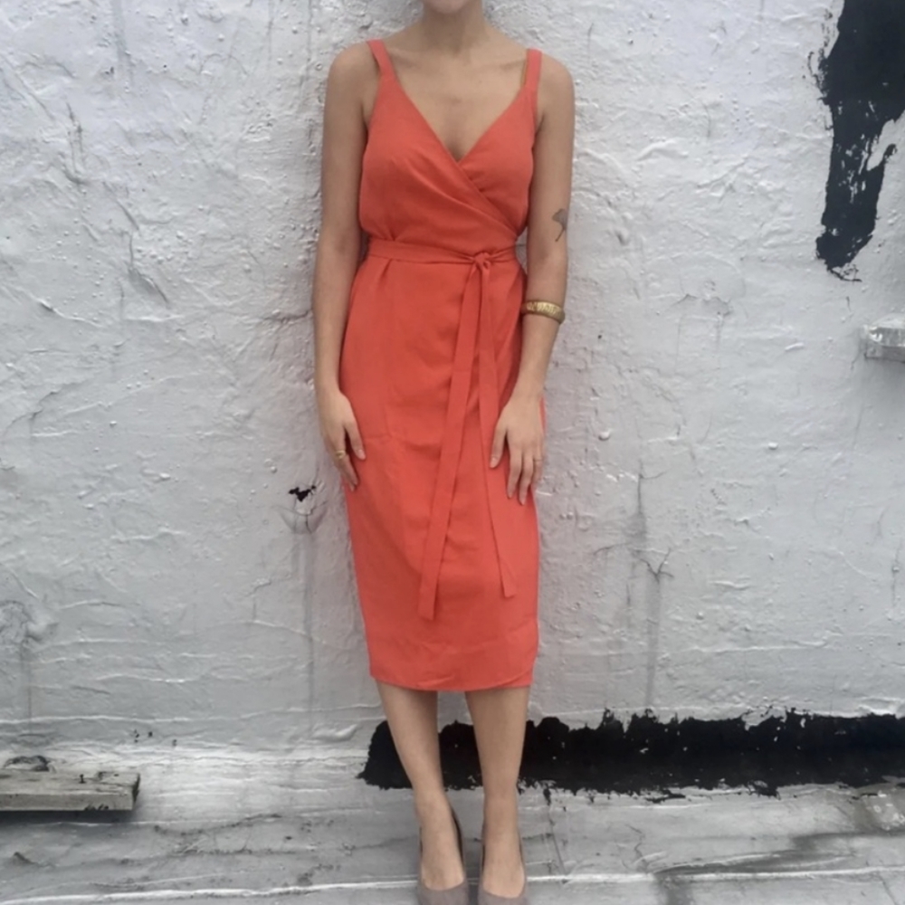 EVERLANE The Japanese GoWeave Wrap Dress